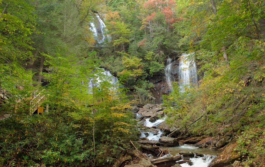 Autumn in Anna Ruby Falls by anonymouse1