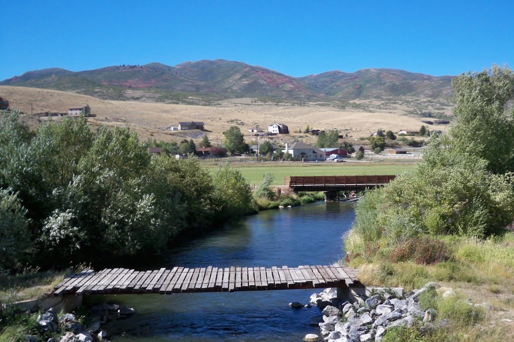 Weber River on the outskirts of Wanship by ricraider