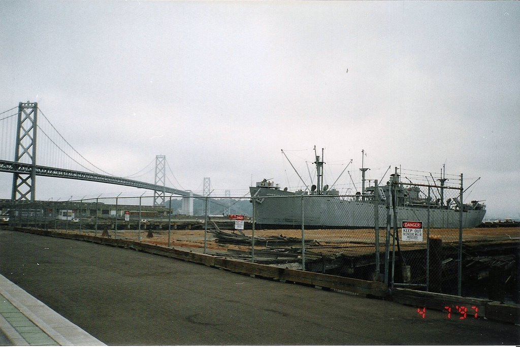 JEREMIAH O'BRIEN WWII Liberty Ship & Bay Bridge by Claudio Batlla from …