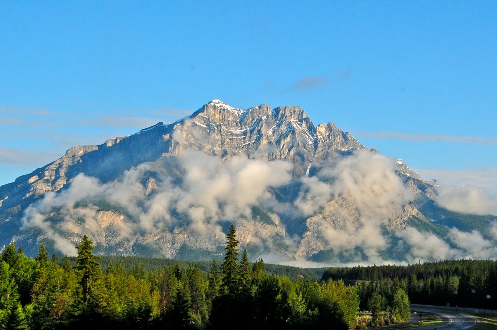 Cascade Mountain - Banff by Jack Borno