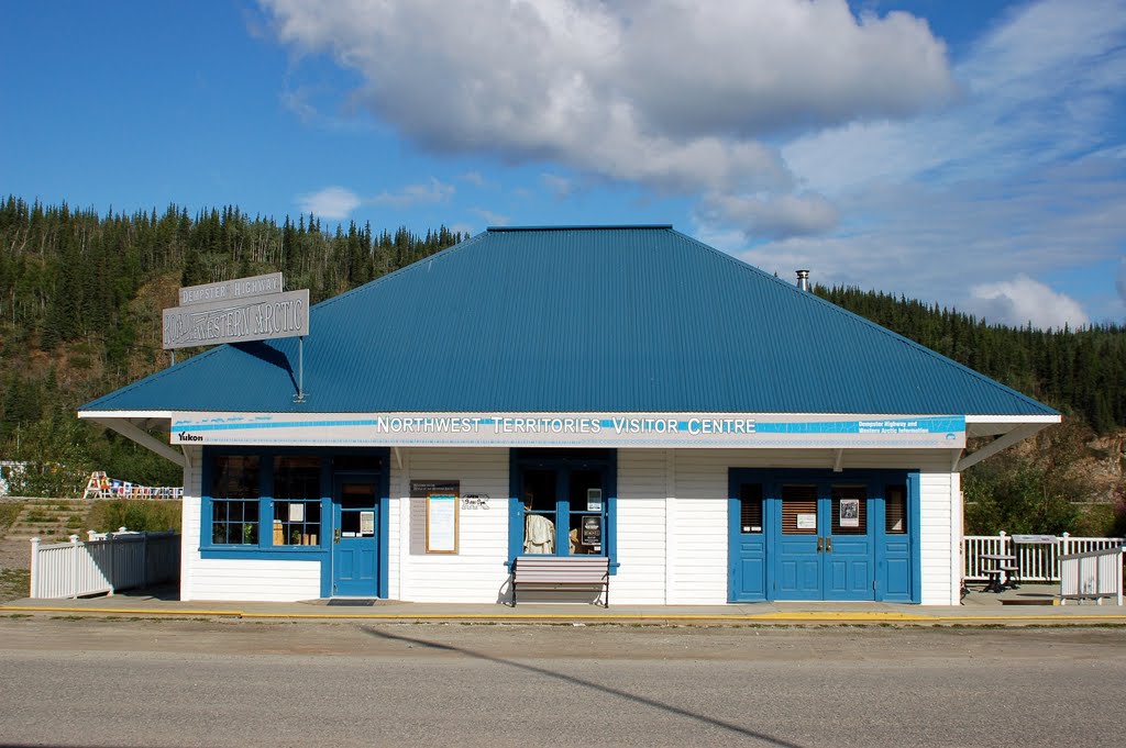 Northwest Territories Visitor Centre at Dawson City, YT by Scotch Canadian