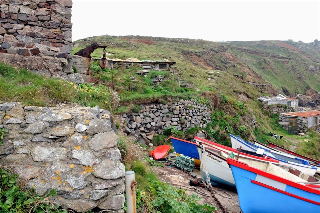 Priest's Cove ~ Cape Cornwall on a dull day by Nick Weall