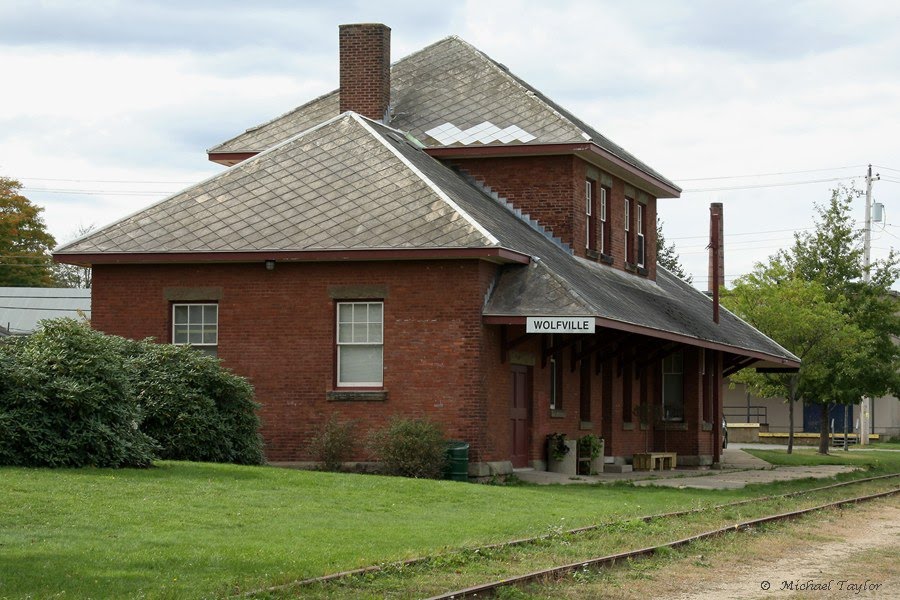 Wolfville Station, now the public library by 21c123