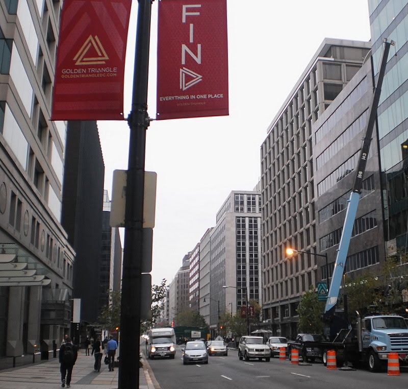 Golden Triangle intersection at L and 17th Streets, NW, Washington, DC by USAnwalt