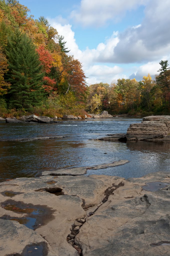 Youghiogheny River in Autumn by DigitalDiva