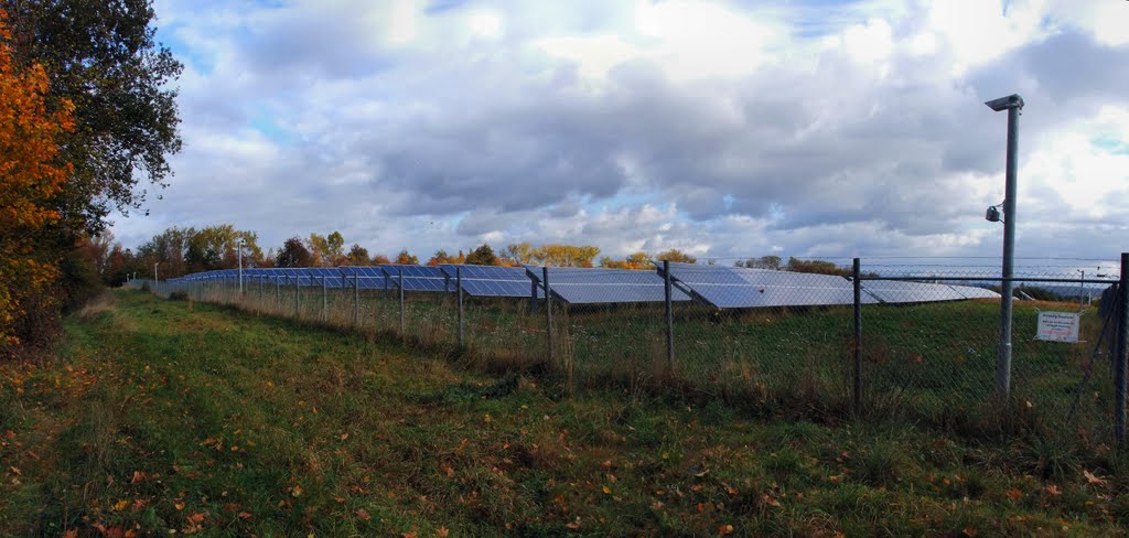 Solarpark auf der Abraumhade Inheidener/Traiser See by Markus Freitag