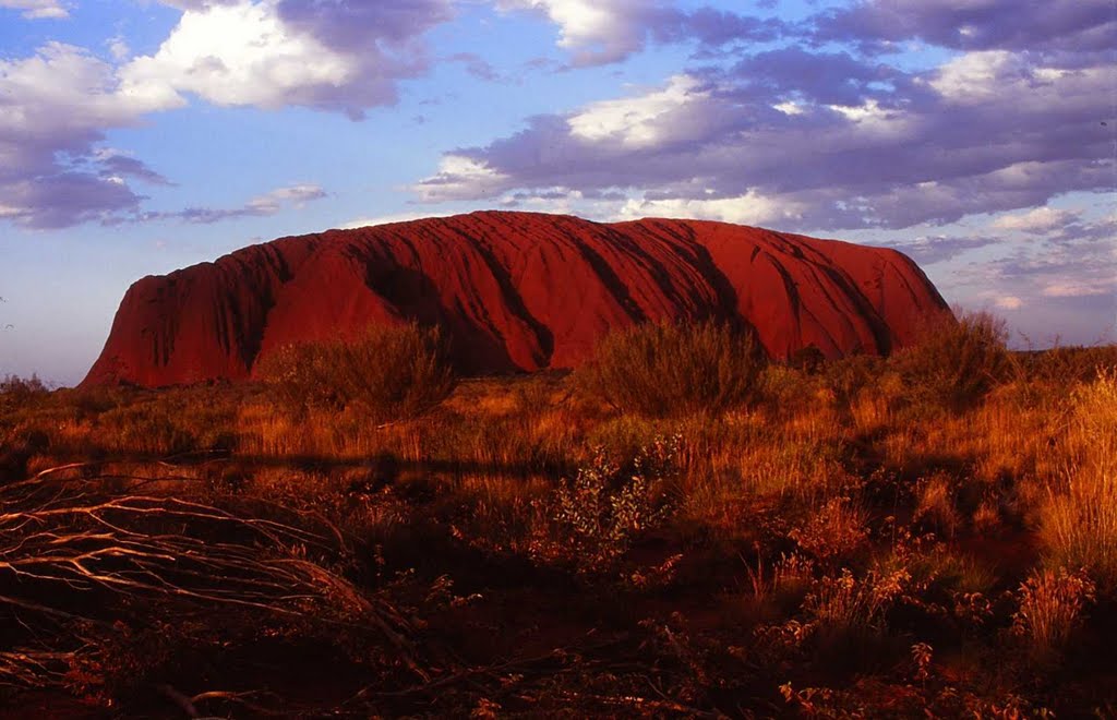 Ayers Rock, Uluru 1990 by FOLIEN FISCHER