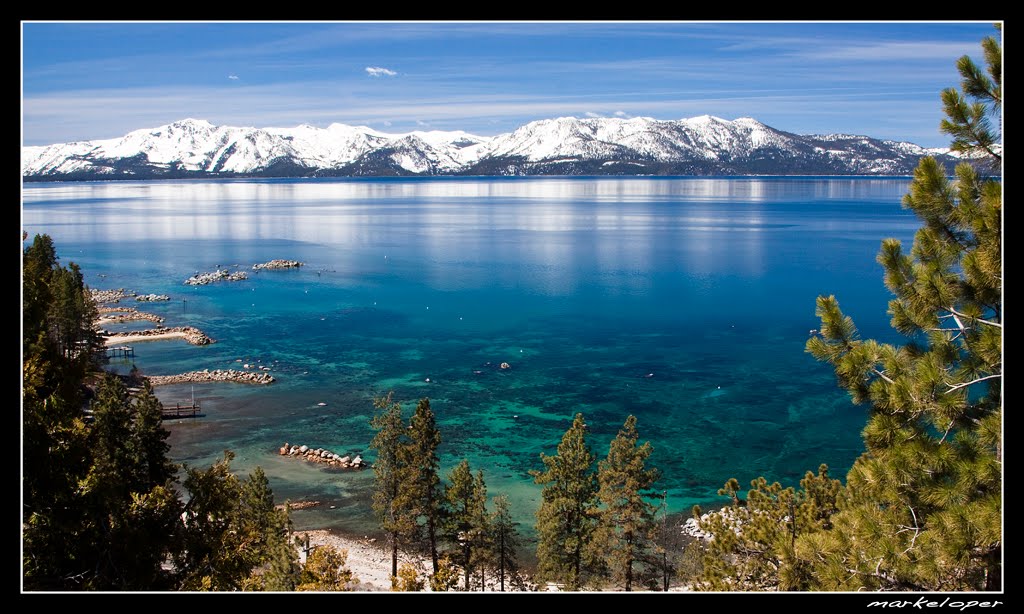 Crystal Clear Waters of Lake Tahoe by markeloper.com