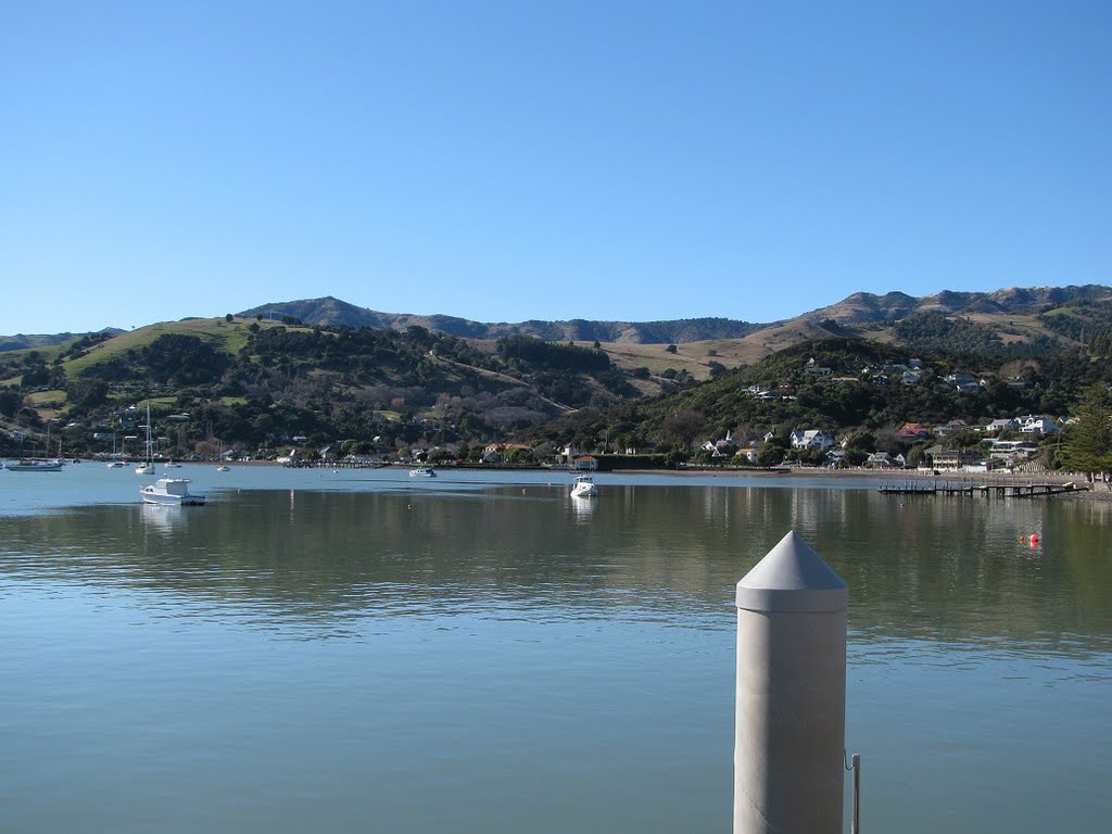 Akaroa, Banks Peninsula near Christchurch, New Zealand by Amandamac15