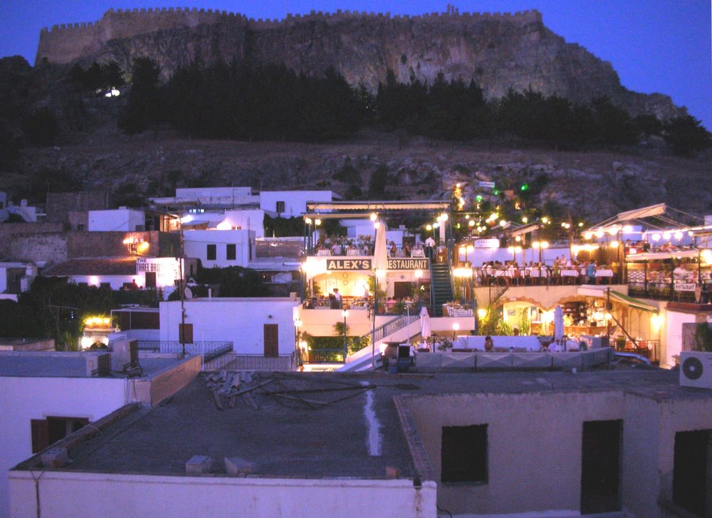 Lindos At Night by Pockemon