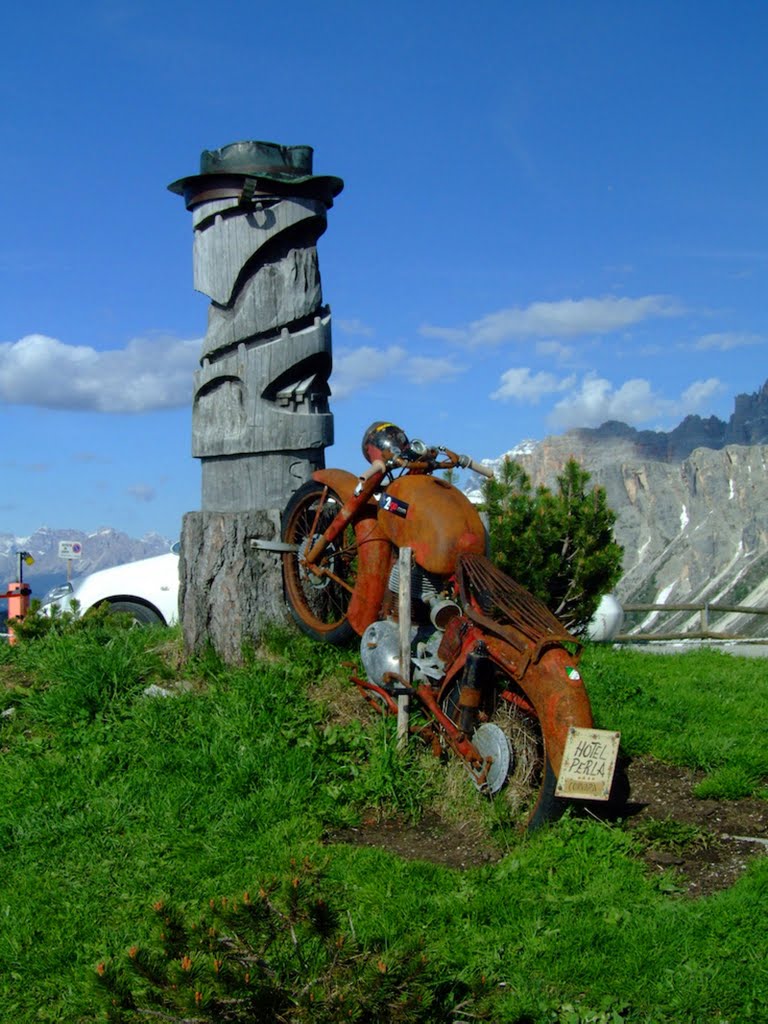 Going Nowhere, Albergo Alpino Passo Giau, Colle Santa Lucia , Südtirol, Italy, 19th-26th June'10 by Brian Carruthers