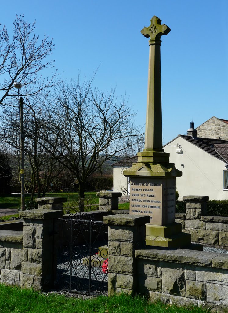 The War Memorial, Hamsterley by DerekT