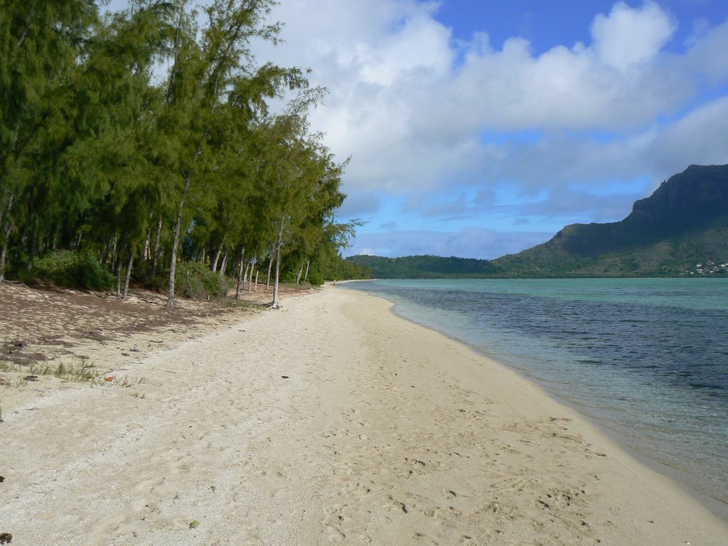 Plage sur l'île aux Benitiers by Stephane Fabre