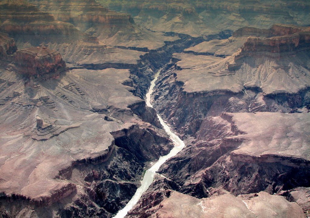 Grand Canyon dall'elicottero...il fiume Colorado by Ale74 Terni