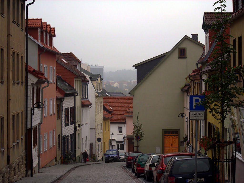 Ilmenau. Burggasse by Mykola Czerjoszyn