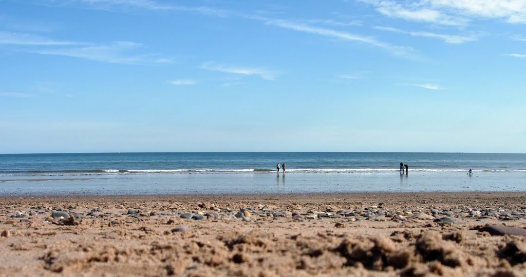 A Walk on the Beach by Rosscoe