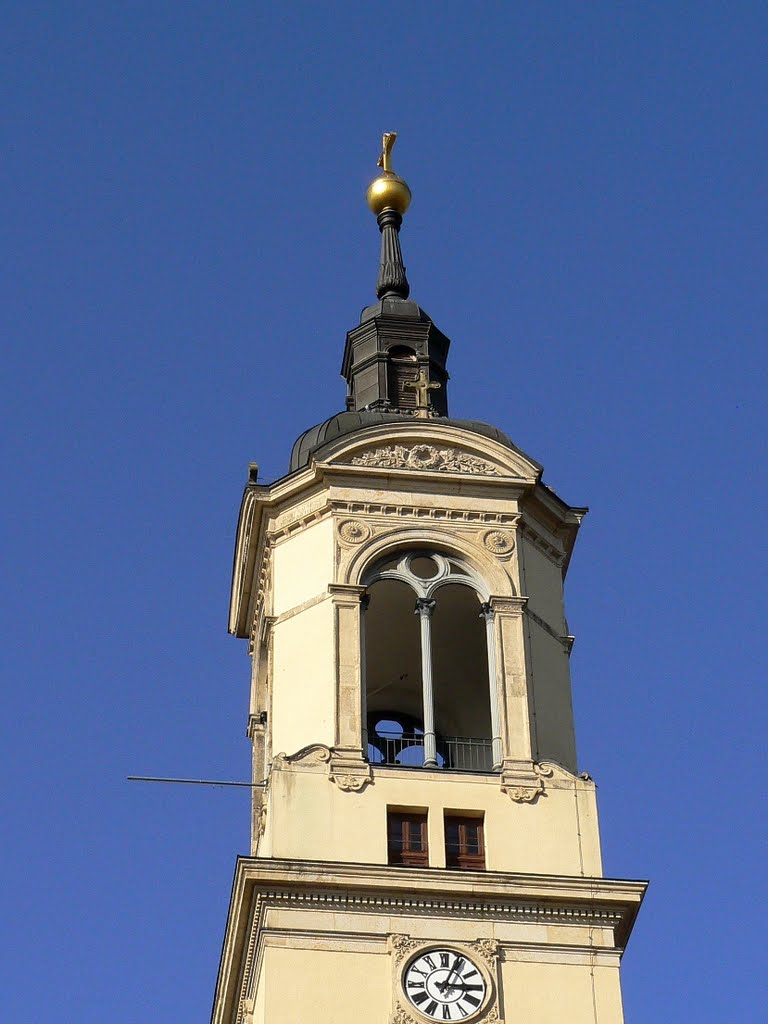 Werdau - Blick hoch zur Kirchturmspitze by Thomas Eichler