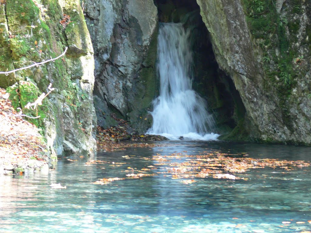 Waterfall in Szilvasvarad, Hungary by Plaxton