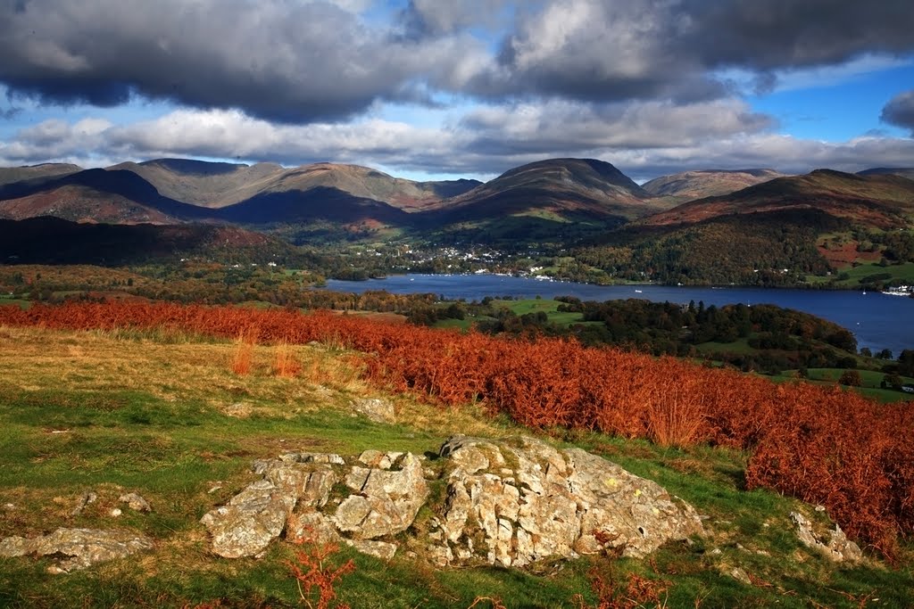 View of Red Screes from Latterbarrow Fell. by www.chrisogdenphotography.co.uk