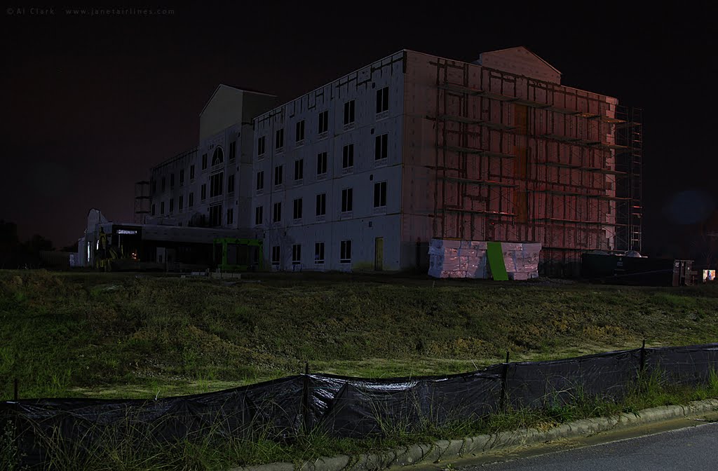 Hotel Under Construction next to Hampton Inn near Cherry Point MCAS by Albert N. Clark