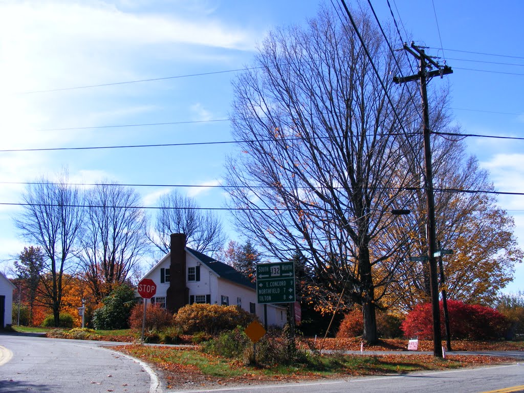 Where Center Road hits 123 in Canterbury NH by JBTHEMILKER