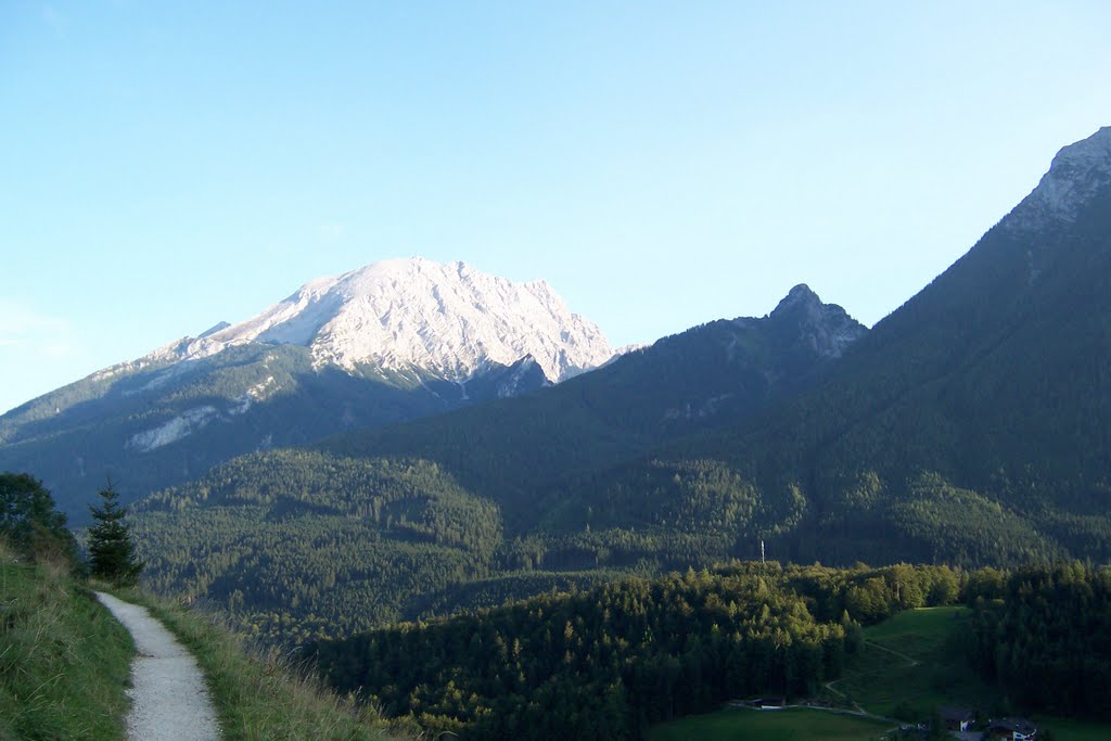 "Soleleitungsweg" - view to "Watzmann" by Tino Kürth