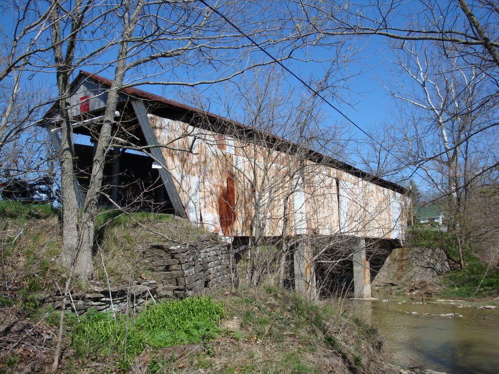 Harshaville Covered Bridge by hazyeagle