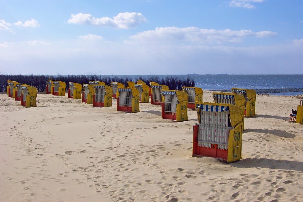 Strandkörbe in Cuxhaven Döse - (C) by Salinos_de NI by Salinos