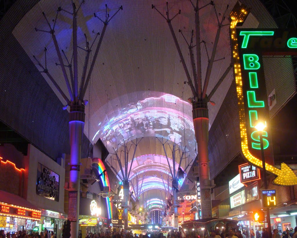 Fremont St, Las Vegas by Brian Richards