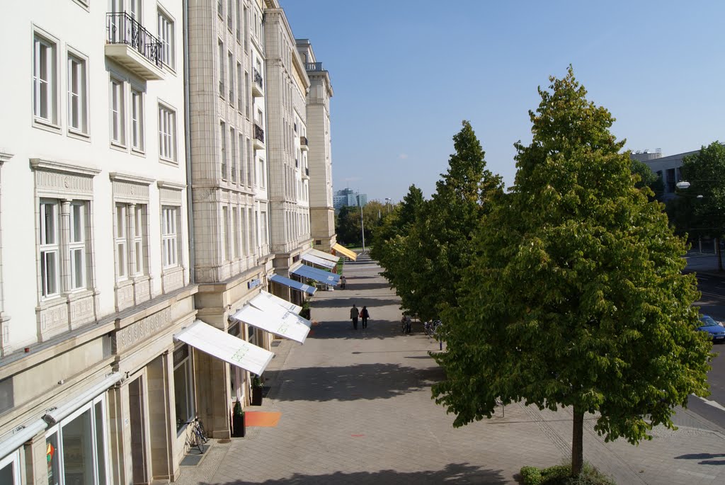 Ernst-Reuter-Allee Richtung Elbe by Marten Willberg