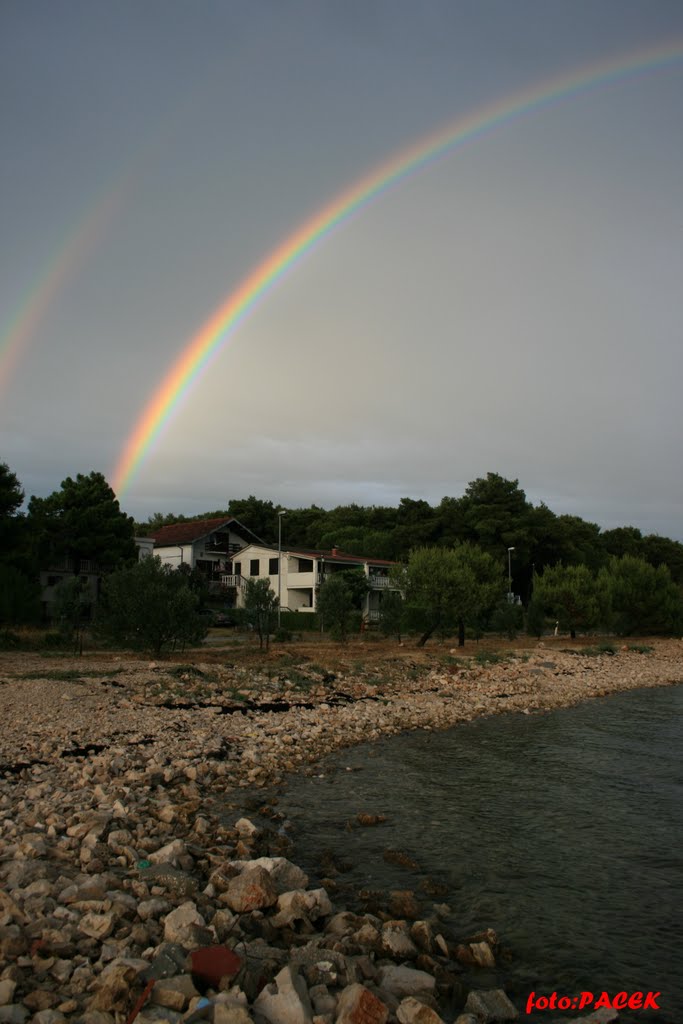 Rainbow on the coast by PACEK