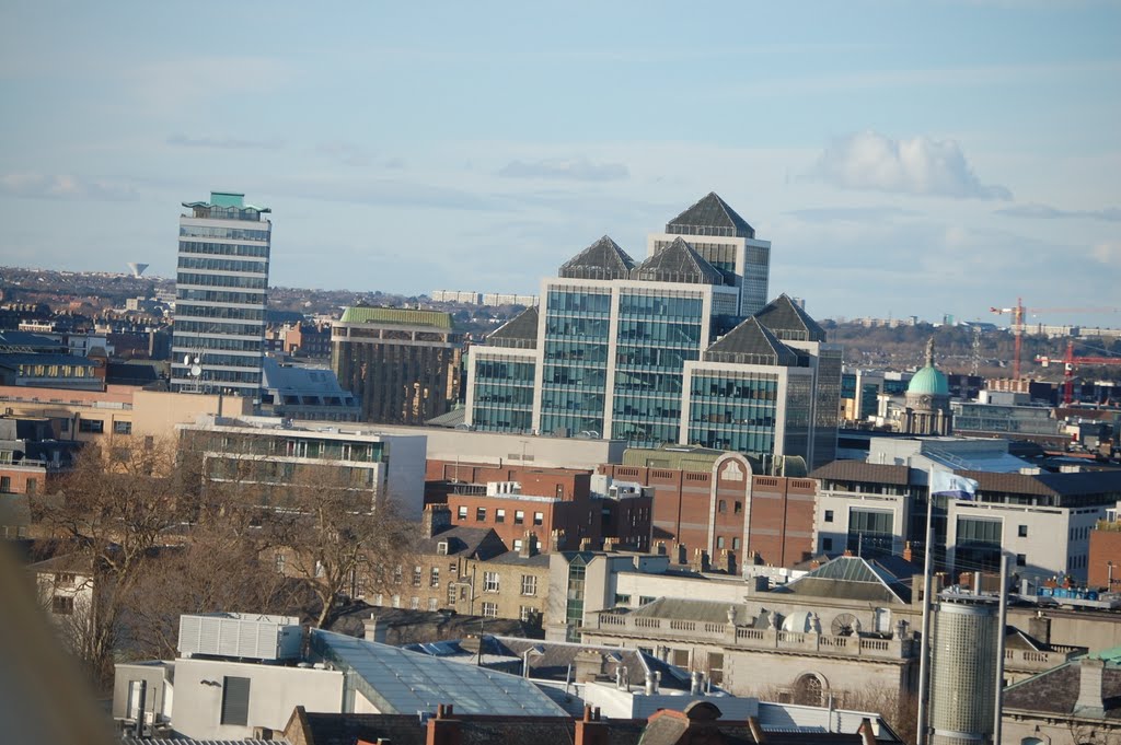 Looking North over Dublin by Poppy