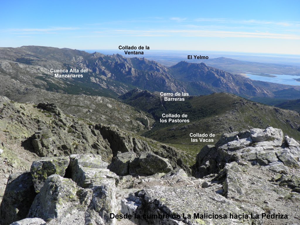 Vistas de Pedriza, desde La Maliciosa by COTE