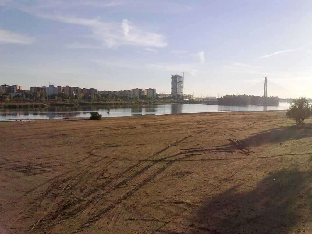 Playa en el Guadiana. Octubre de 2010 by viajeroandaluz