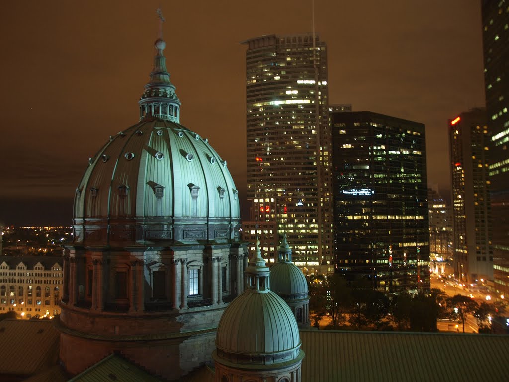 Montreal. Catedral. Vista nocturna. by agu_xauen