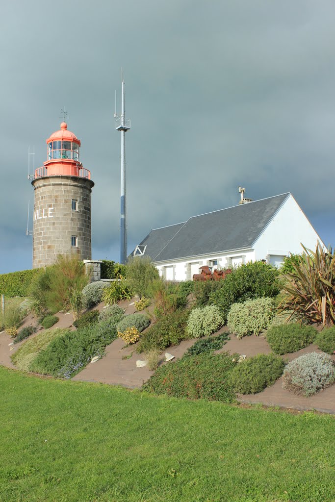 Phare de Granville. Pointe du Roc. 1924 by Pacou