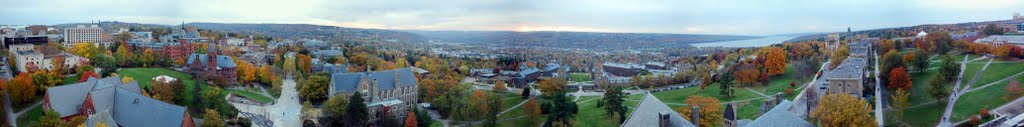 Cornell University at Ithaca from MacGraw Tower by school_1106