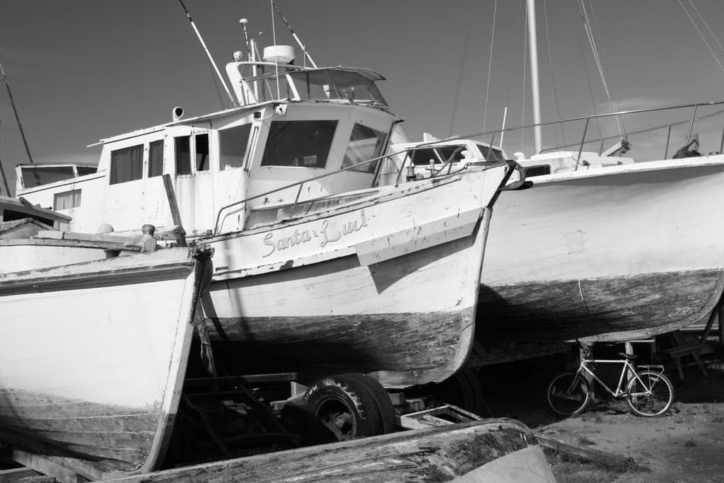 Boatyard, Ostend, Waiheke Island, New Zealand by paulayres55