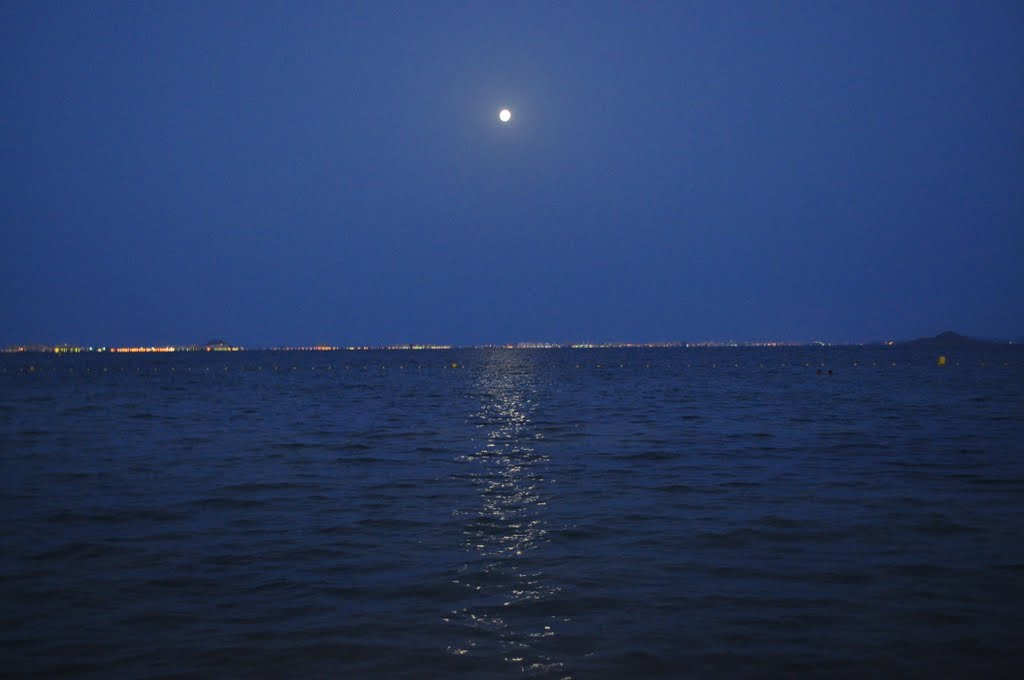 Night time over the Mar Menor by chrismason48