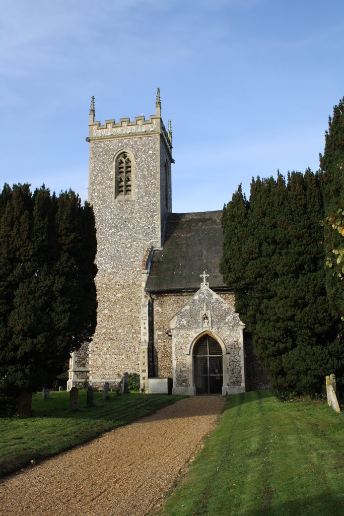 St Fabian & St Sebastian, Woodbastwick by lauriebee