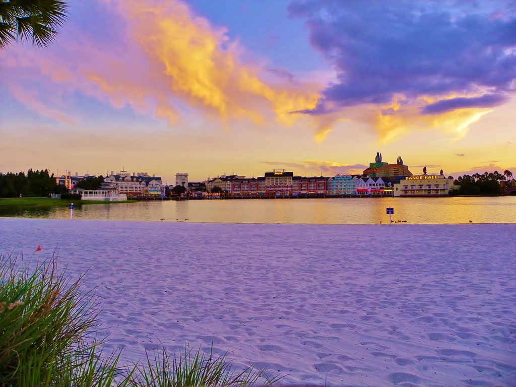 Sunset on the Beach at The Beach Club by Joe Reale