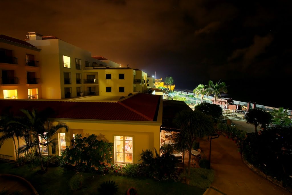 Night view from Hotel Porto Santa Maria by H.Veijola