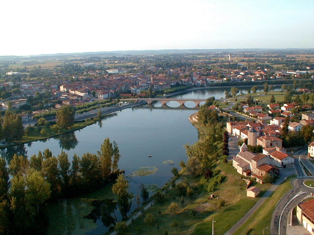 Cazères sur Garonne vue en paramoteur depuis Couladère by Gérard Testa (31GG)