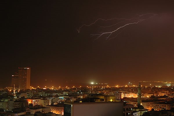 Lightning over Dubai by s_niny