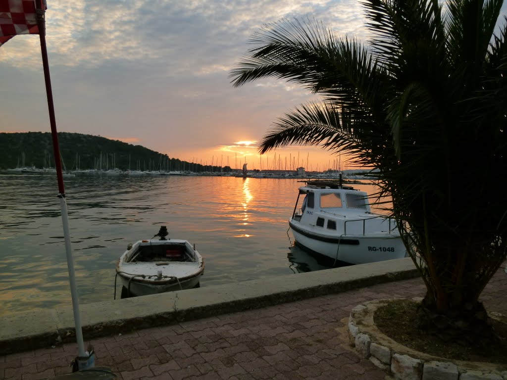 Rogoznica - sunset over the marina by MichaelBuch