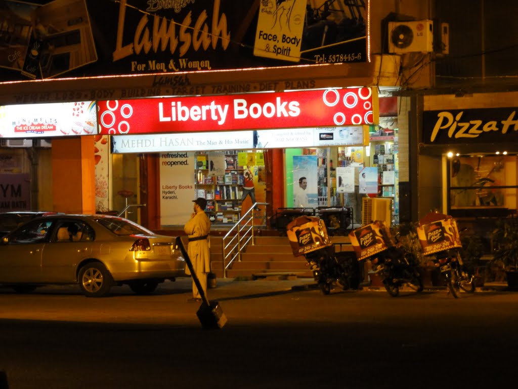 Liberty Books Near Bar BQ toNight Karachi sindh by Mir Meharullah Talpur