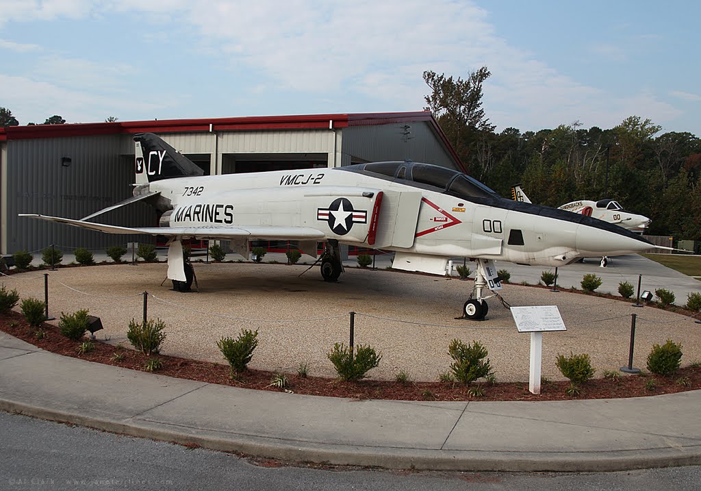 F-4 Phantom at MCAS Cherry Point Visitors' Center by Albert N. Clark