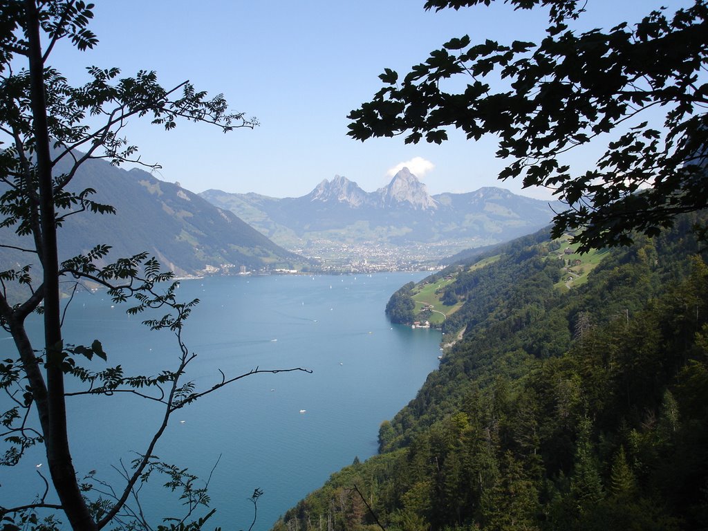 Vierwaldstaettersee mit Mythen by Martin Hiestand