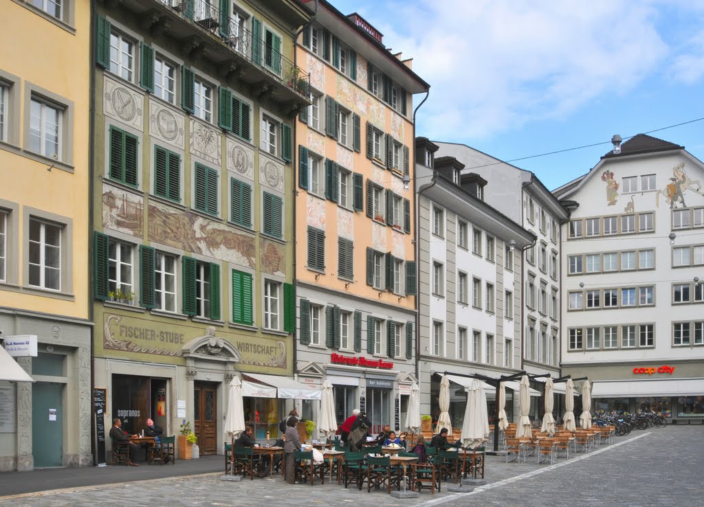 Schweiz, Luzern: Mühlenplatz by Klaus Rommel