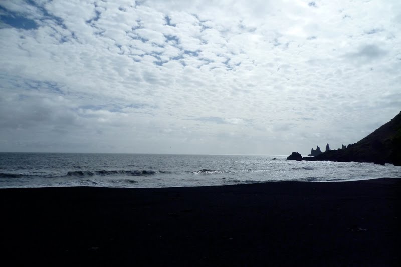 Vík Black Beach by antenna